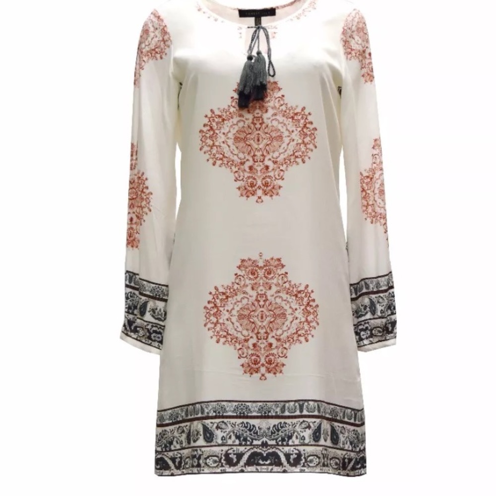Beautiful Forest Lily Tunis Shift Dress